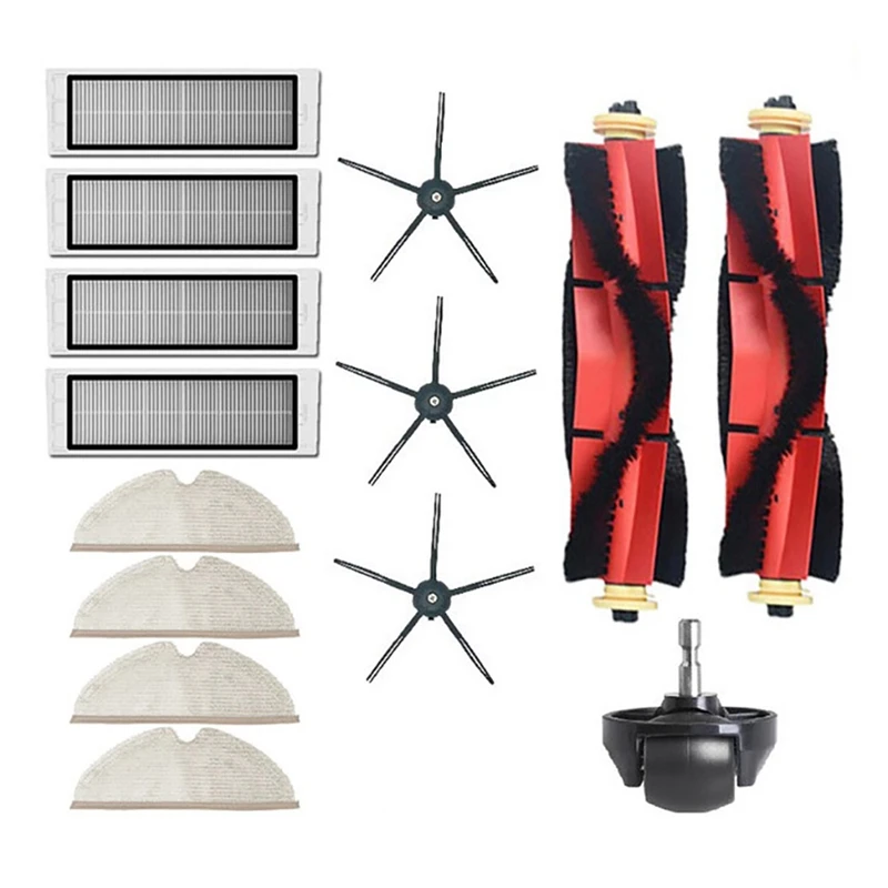 

High Quality Main Brush Washable HEPA Filter For Xiaomi Roborock S6 S60 S65 S5 MAX T6 Tanos Mopping Cloth Spare Parts