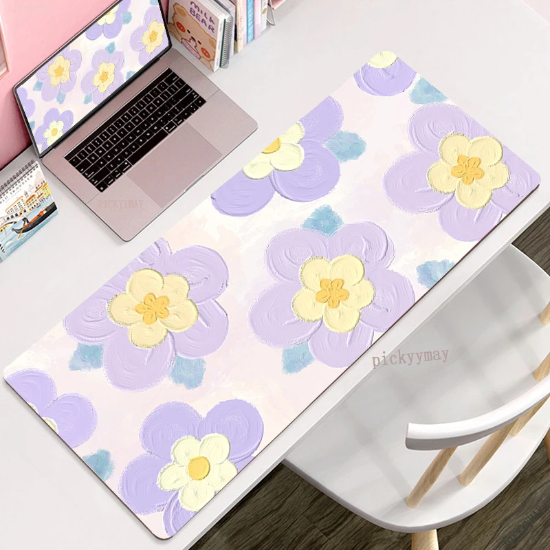 computador Mousepad, Gamer Mat, tapetes de mesa, grande, teclado, 100x50cm