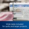 CS7205 Computerized Sewing Machine with Wide Table 150 Built-in Sewing Stitches 1 Font Wide Table 11 Sewing Feet 6