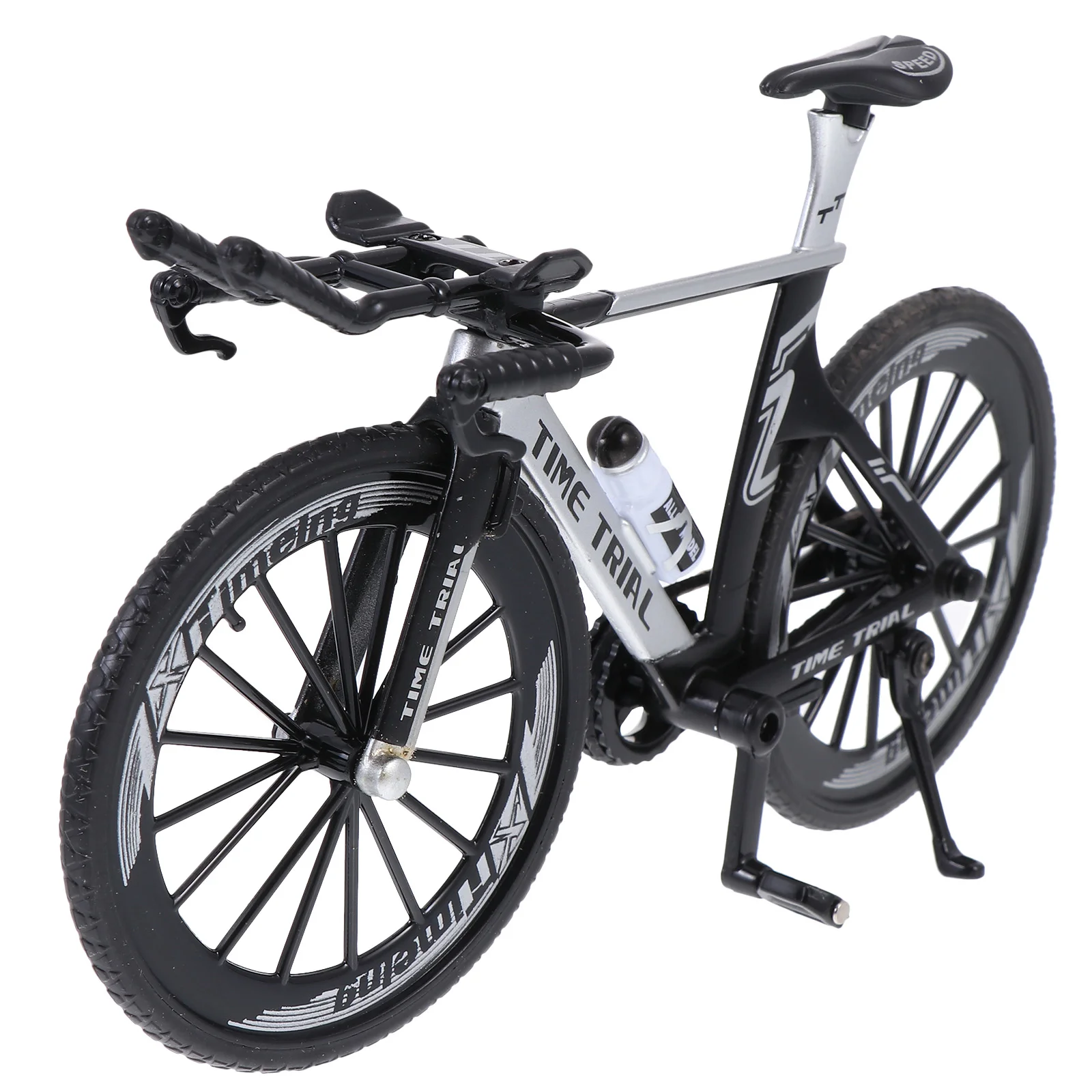 

Toyvian Playhouse Accessories Miniature Model Mini Finger Bike Metal Finger Mountain Bike Vehicles Model Birthday Gift