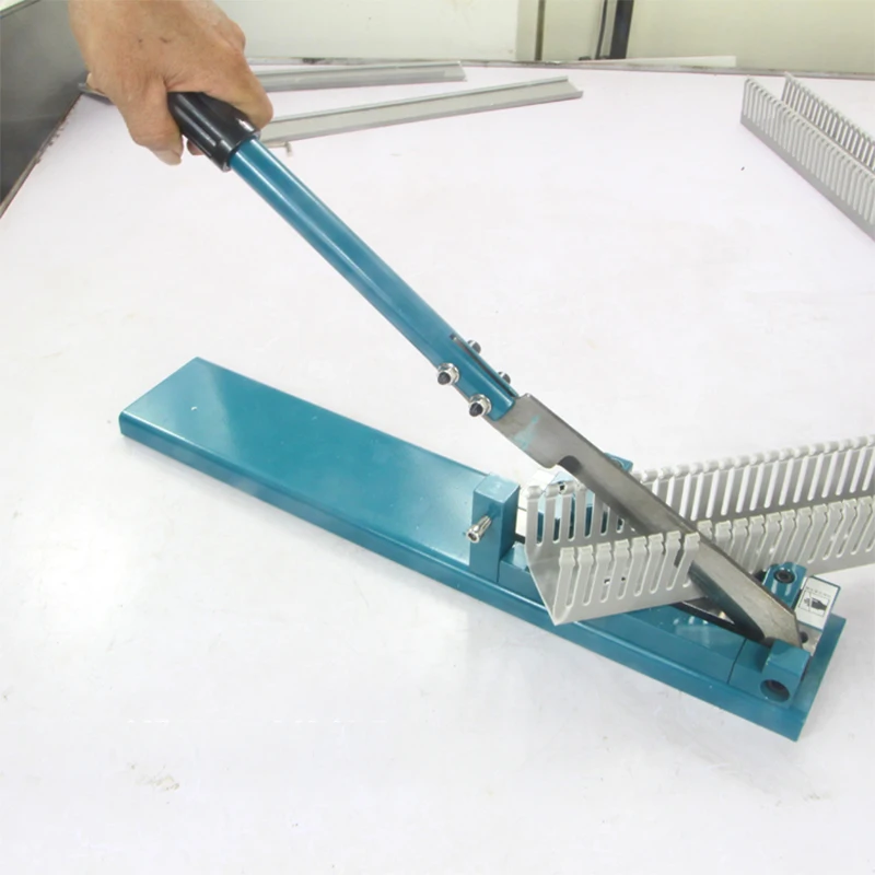 SC-01 Wire Duct Cutter Plastic Slotted Wiring Duct And Covers Cutting Machine 200mm Cabe Trunking Bench Multi-Angle Cutting Tool