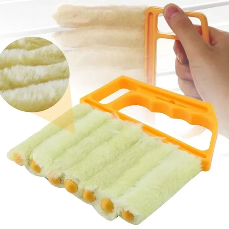 Blind Blade Cleaning Cloth Window Cleaning Brush Useful Microfiber Air Conditioner Duster Car Electric Fan Cleaner Washable Tool