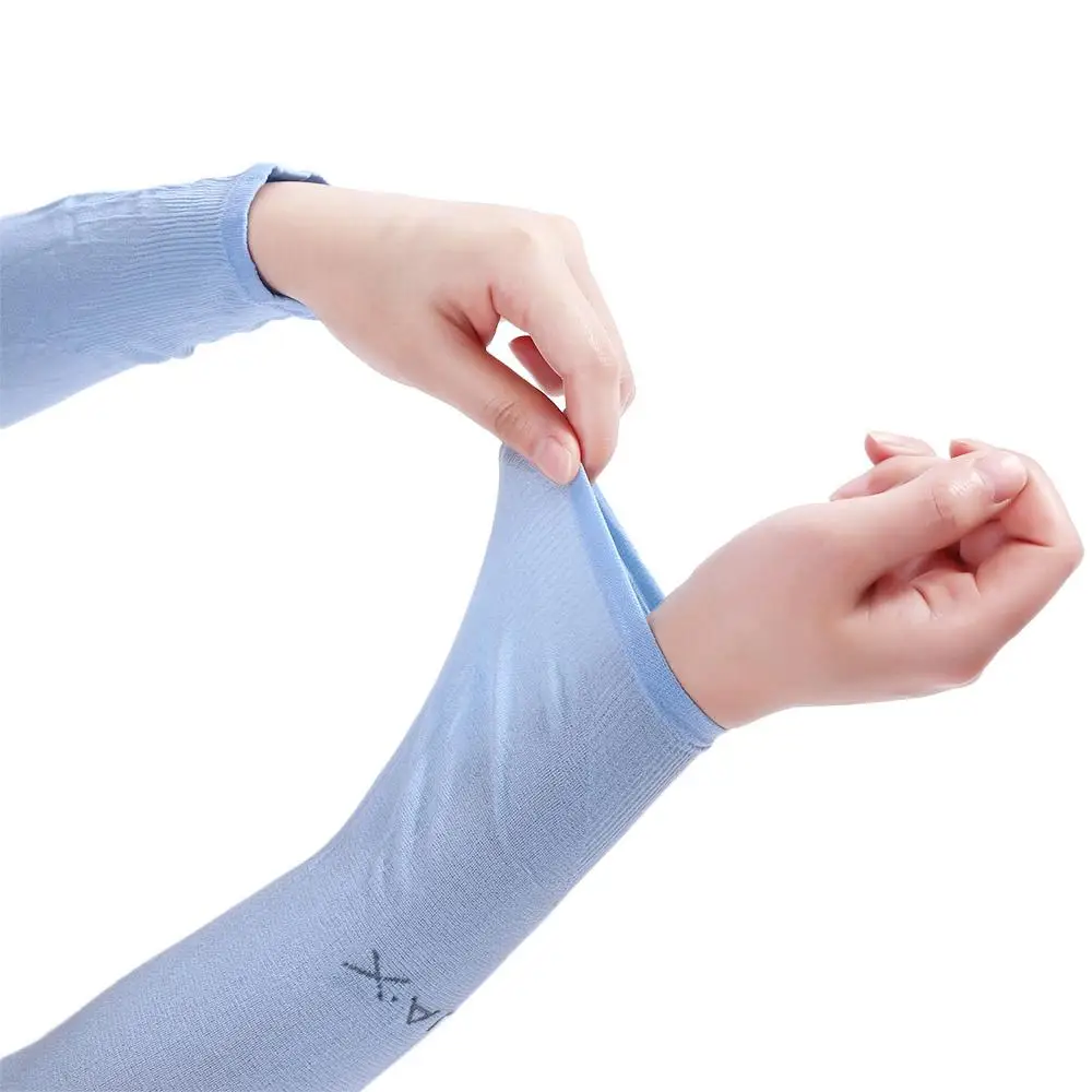 Sportswear Anti UV Cycling Oversleeves Ice  Arm Warmers Women Arm Sleeves Women Sunscreen Sleeves Sun Protection Sleeves