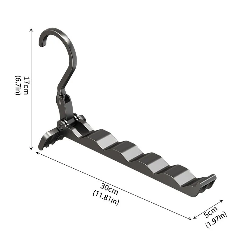 Portable Multifunctional Clothes Drying Rack - Essential Travel Hanger for Hotels and Business Trips 6