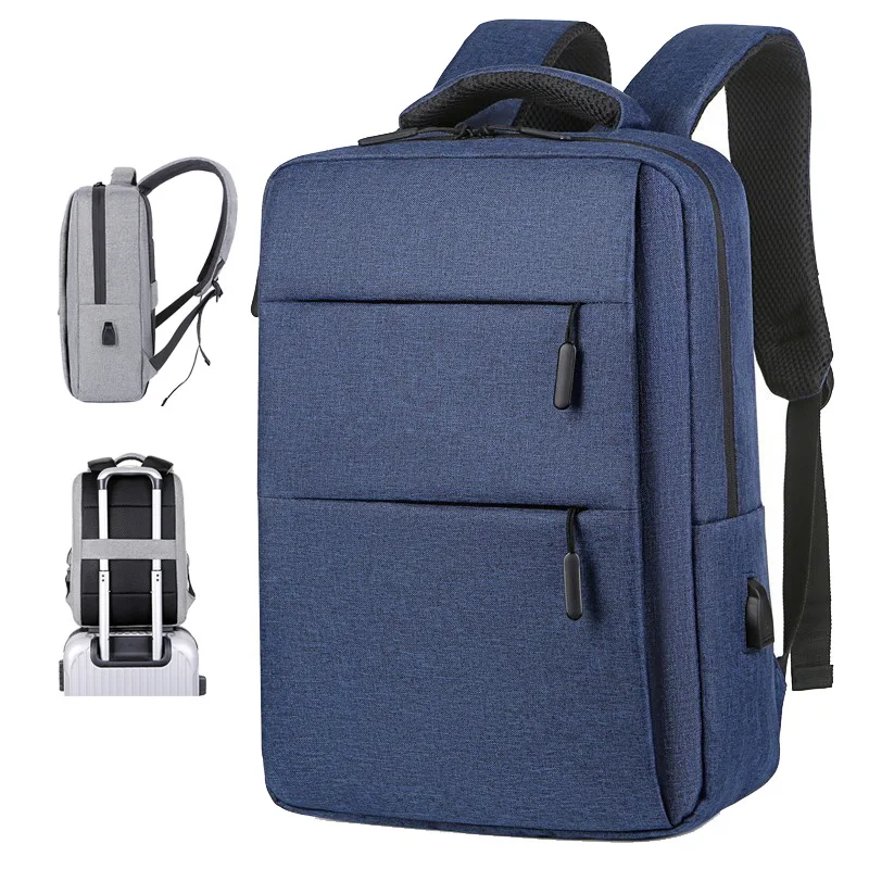 Business Men's 16-Inch Laptop Backpack Customizable Logo High-End Feel Double-Shoulder Computer Bag Nylon Material Breathable image 21
