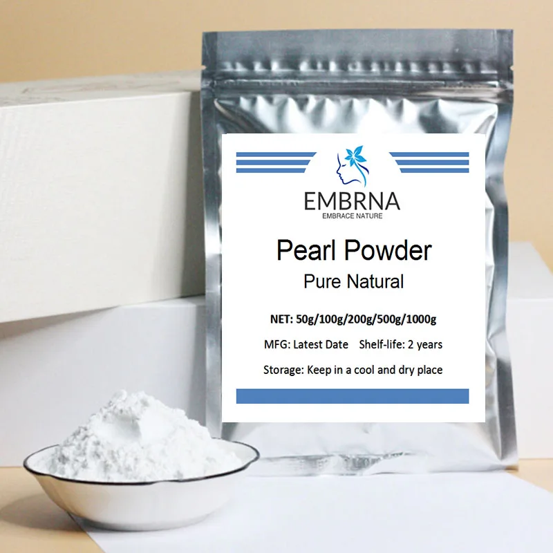 Natural Pearl Powder Freshly Ground Ultrafine Nanoscale Acne Whitening Facial Mask DIY Handmade skin whitening powder