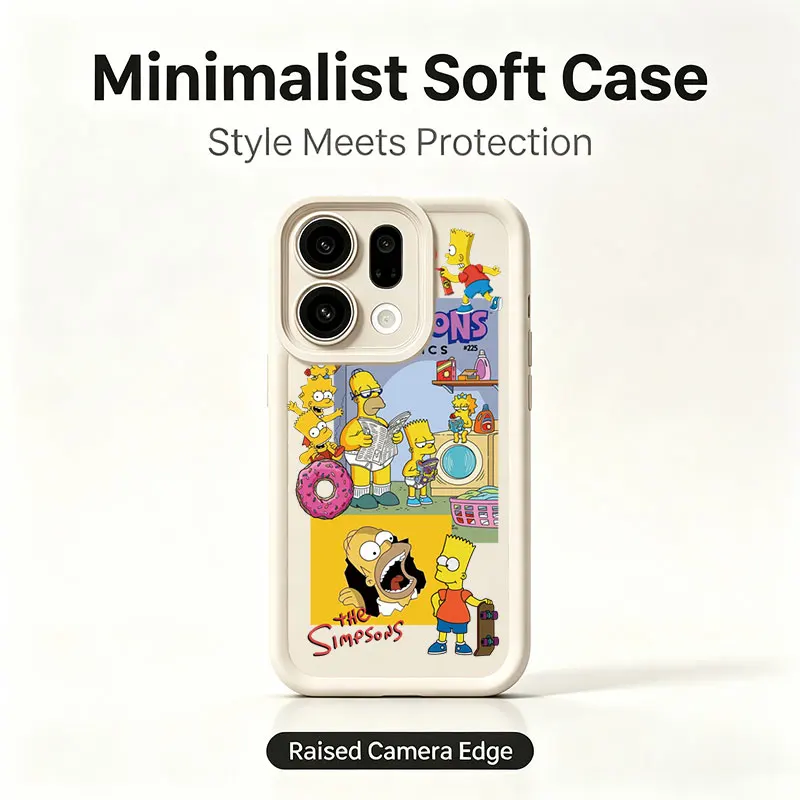 The Simpsons Cartoon Shockproof Phone Case