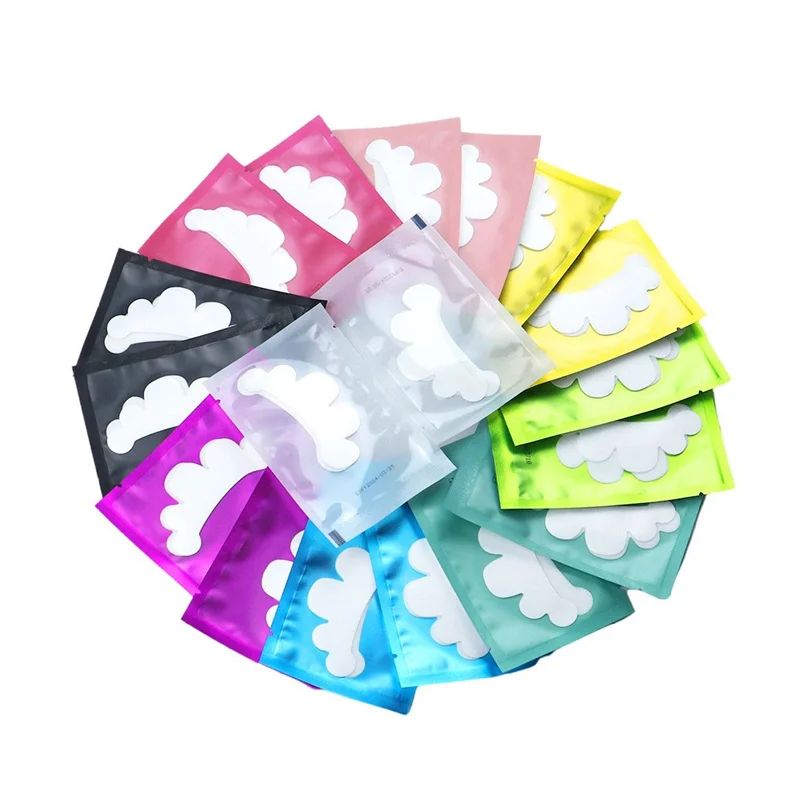 

100pairs/Pack Eyelash Pads Waterproof Packaging Gel Cloud shape Eye Pads Beauty Supplies Eyelash Eye Pads