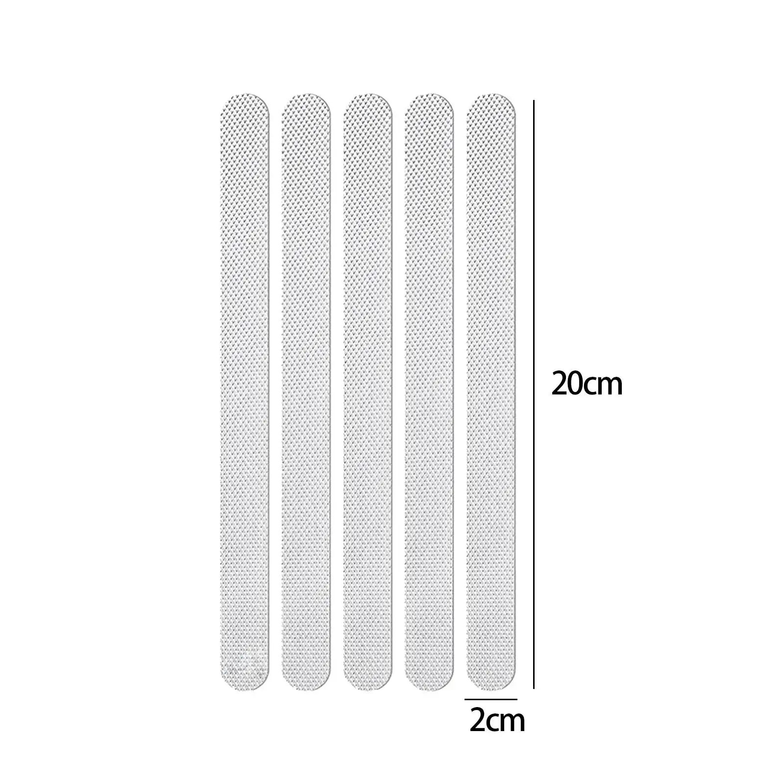 5x Shower Anti Skid Stickers Adhesive Durable Easy to Apply 20cmx10cm Anti Skid Tape for Bathtub Pools Kitchen Doorway Child 6