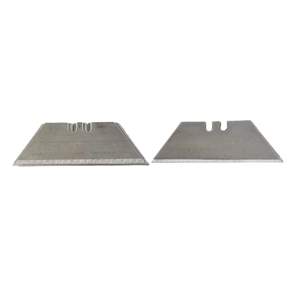 

Hand Tools Trapezoidal Blade Multifunction Replacement Blade Silver 20Pcs/Set 60×18mm Cutter Tool Home Brand New