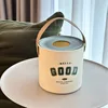 1Pc Round Toilet Roll Paper Container Living Room Bedroom Napkin Holder Home Toilet Paper Storage Desktop Tissue Box Dustproof 3