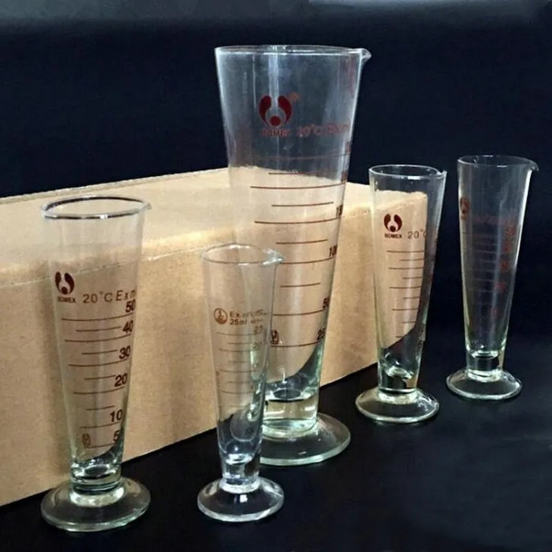 

1Pcs Triangular Measuring Cup 50ml To 2000ml, Industrial Measurement Laboratory with Graduated Conical Measuring Cup