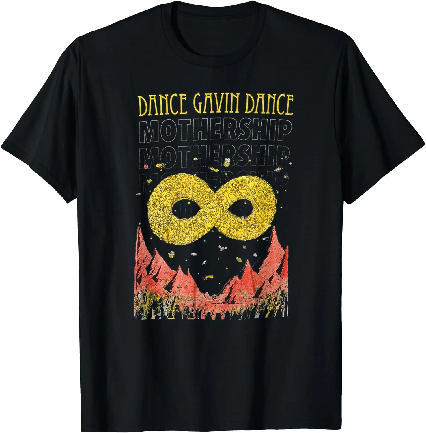 

Dance Gavin Dance Mothership graphic design Men Women Short Sleeve Cotton T-Shirt