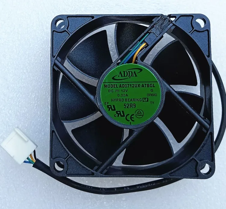 

New AD0712UX-A7BGL 12V 0.30A 7025 4-wire speed control chassis cooling fan
