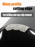 Forets diamantés à noyau M16 de 30 à 160mm, scie à trou pour mur en béton adaptée à l'installation de climatiseur, perçage sec dans brique, ciment et mur béton, compatible avec queue SDS-Max, outil professionnel pour t 3
