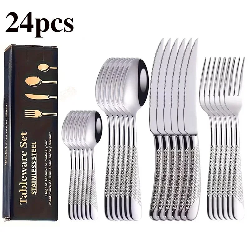 24pcs silver