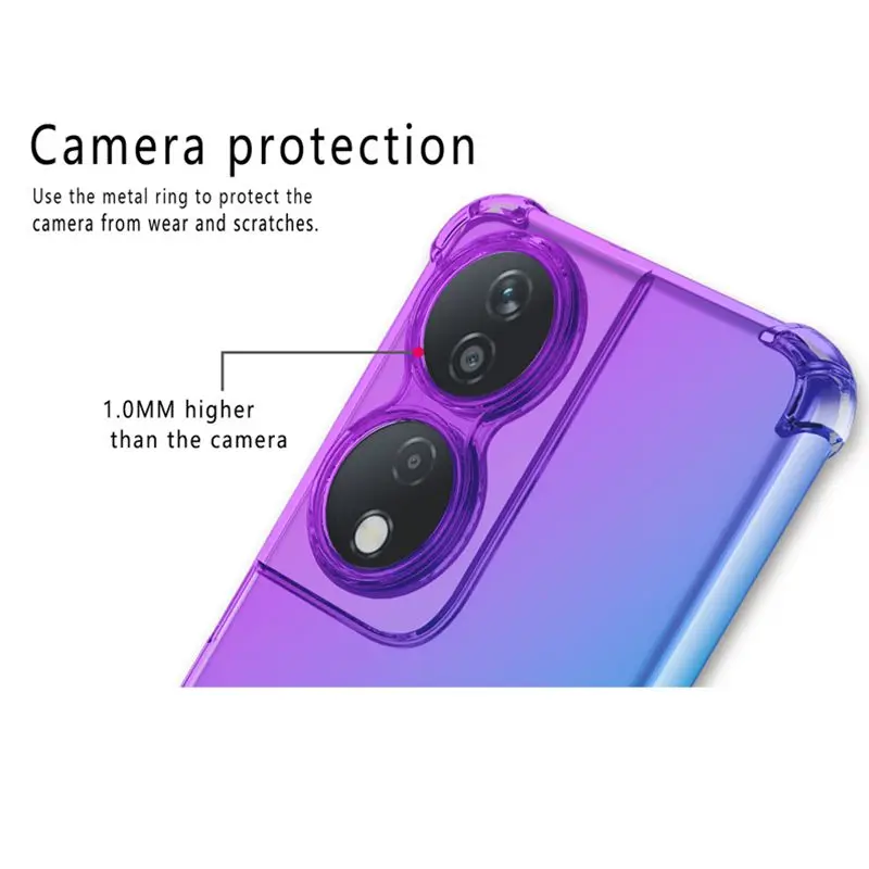 Shockproof Gradient TPU Protective Case