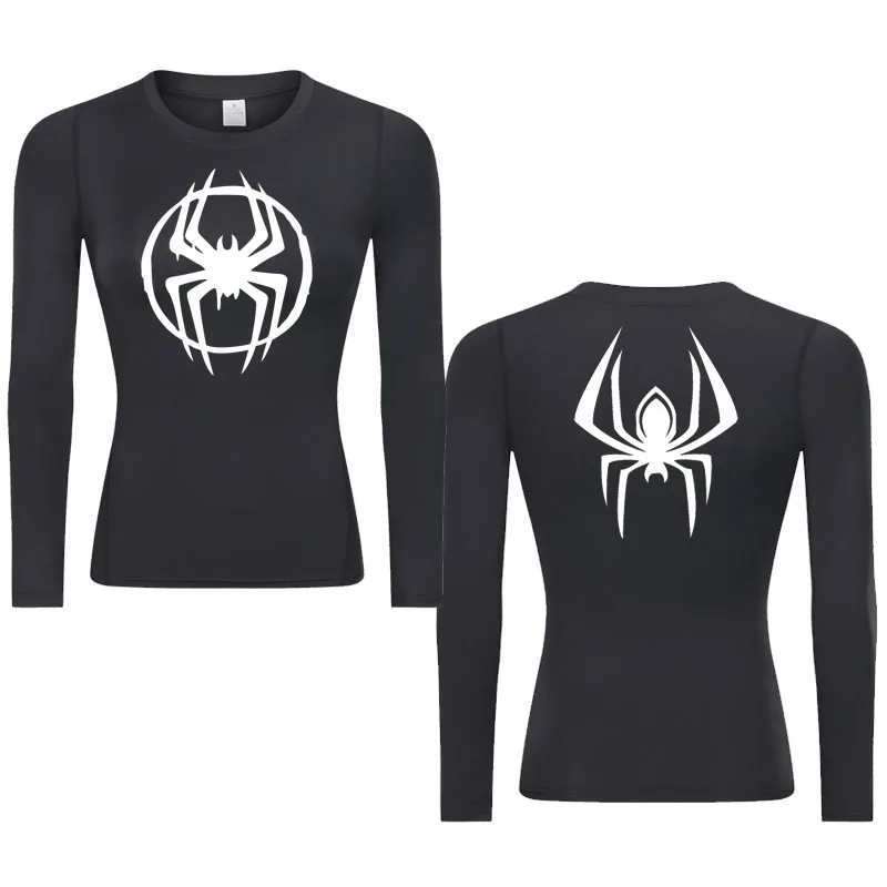 Yoga Shirt Ladies Long -sleeved Compressed T -shirt Sunscreen Second Skin Gym Top Exercise Fast dry Workout Fitness Clothing