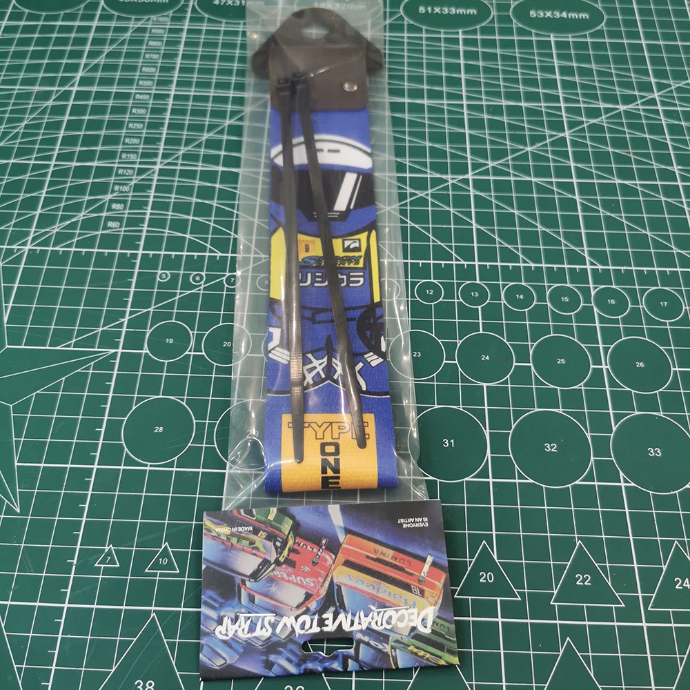 JDM Racing Culture Car Pendant Tow Strap Belt Tow Rope Ribbon Trailer Rope Bumper Towing Strap FOR NOS HKS Initial D Accessories 5