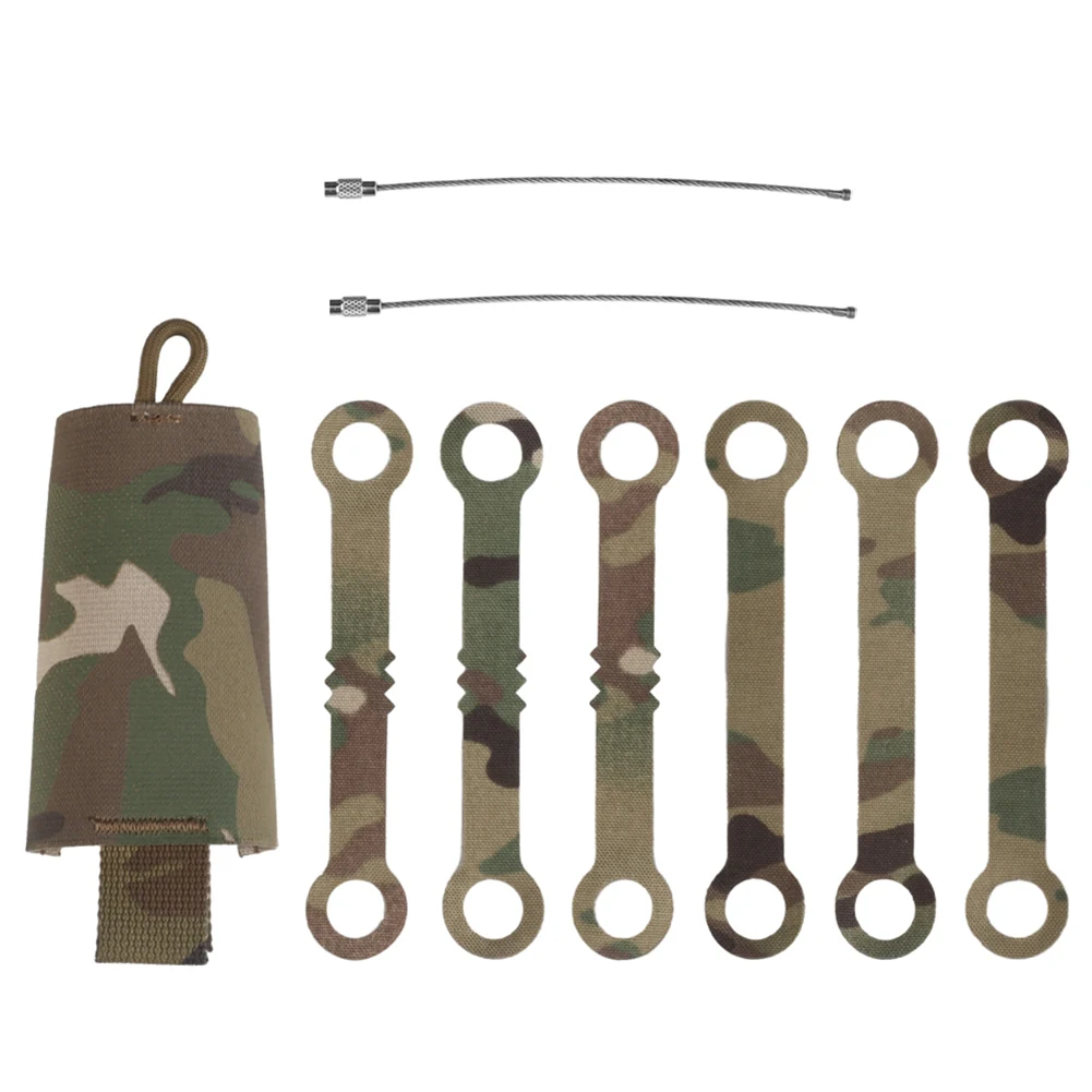 Tactical Chem Light Holders Glow Sticks Store Pouch Chemlight Holder Fishing Hunting Accessories 6 Pack
