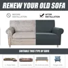 Sofa Seat Cushion Cover Elastic Furniture Protector for Pets Kids Stretch Washable Removable Slipcover Four-Seasons Avaliable 4