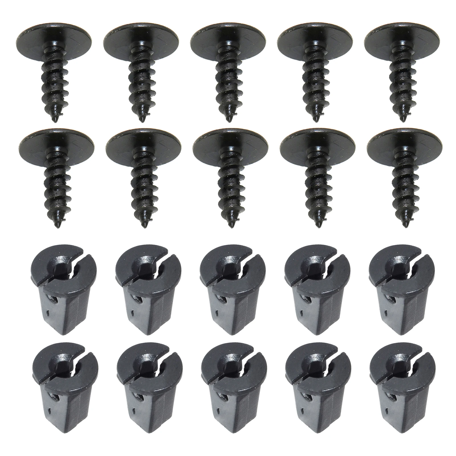 Car Fastener Clips 20pcs Engine Cover Undertray Splashguard Wheel Arch Torx Screw Retainer For VW Audi Seat