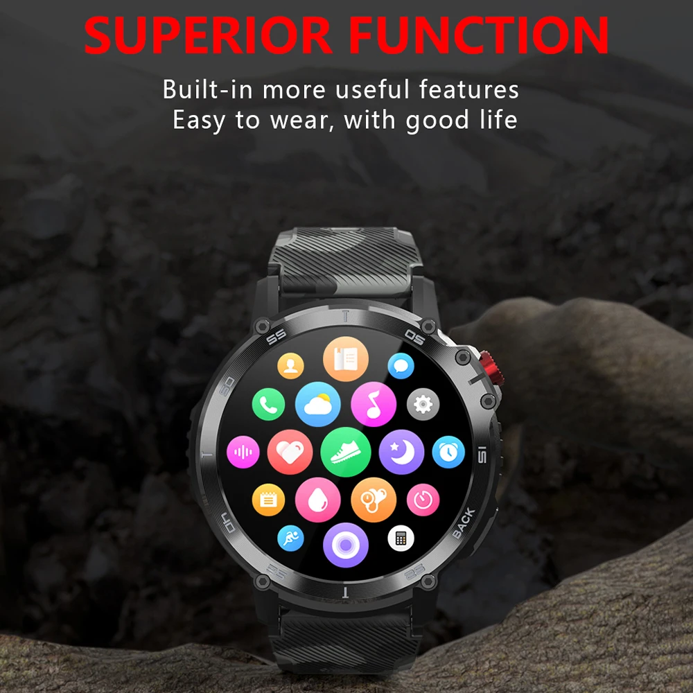 SKMEI 400mAh   ȭ Smartwatch 1.6 ġ IP68  4G ROM 1G RAM   ÷̾  Ʈ ġ