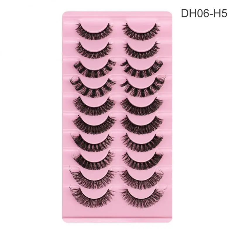 

Невидимые ресницы из искусственной норки Lashes3D, натуральные короткие Искусственные ресницы, прозрачная лента, мягкие ресницы для наращивания