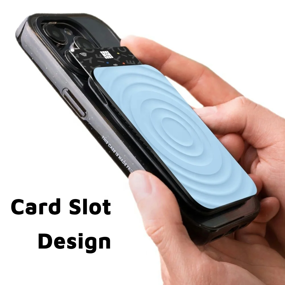 Multi-Functional Liquid Silicone Magnetic Wallet & Phone Stand with NFC Card Slot