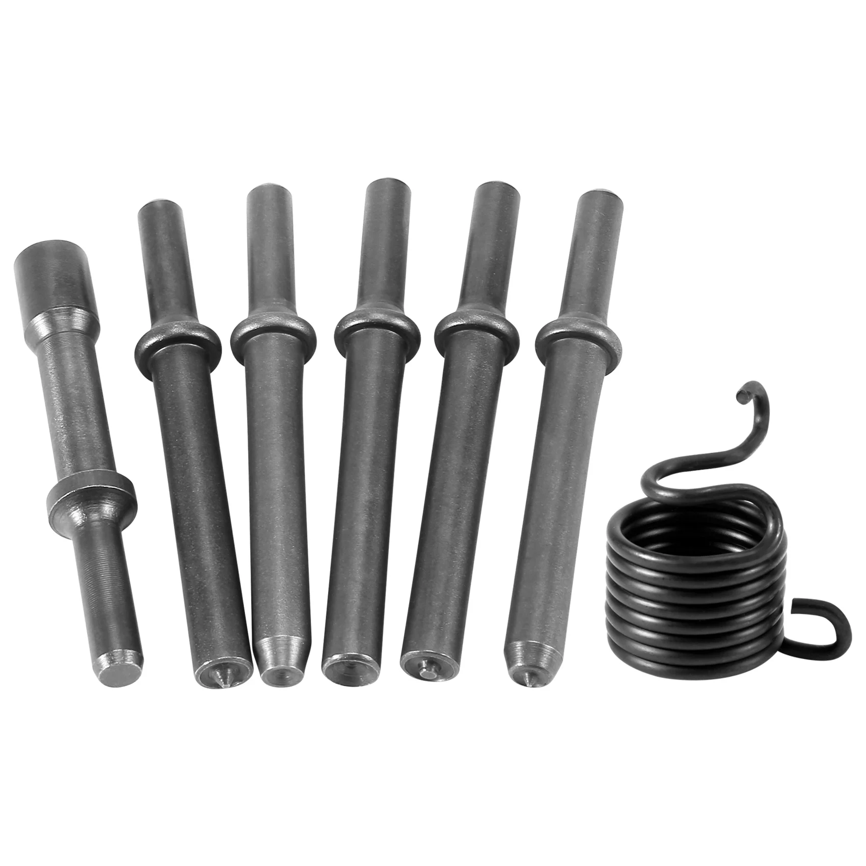 AA81-7개입 고강도 공압식 에어 리벳 해머 도구 키트