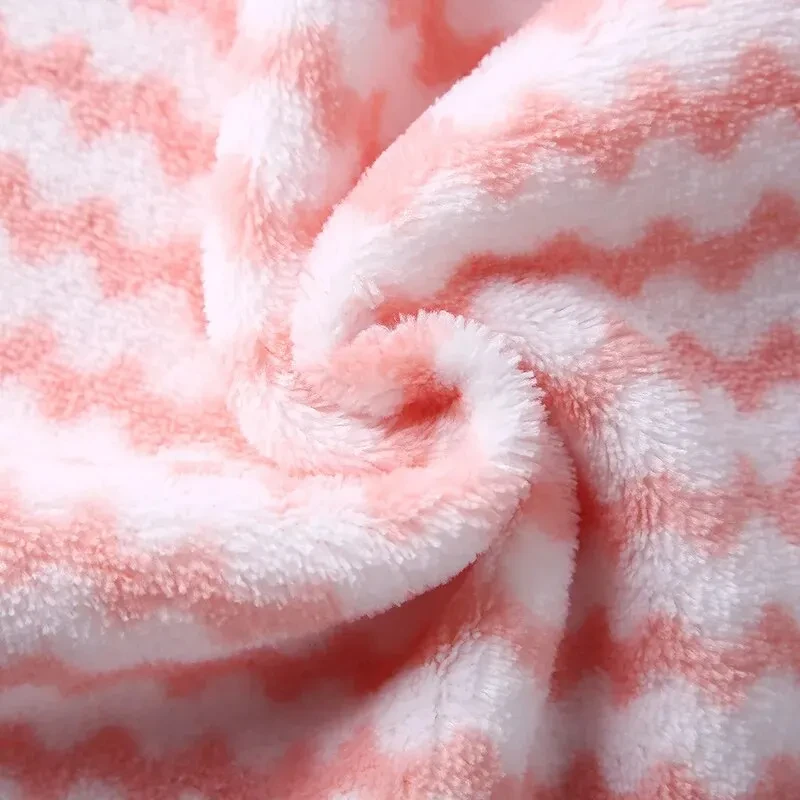 Kitchen Cleaning Cloth Set Coral Velvet Wave Design Microfibre Thickened Absorbent 20Pcs cleaning cloth