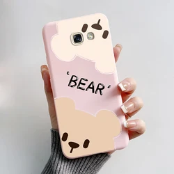 Charming Cartoon TPU Phone Case - Soft and Protective Back Cover for Samsung A5 2017 (Pink-M01)