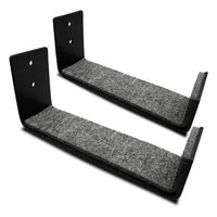 Aluminum Surfboard Wall Rack Display Stand Mount Storage Rack Indoor for SUP Longboards and Shortboard Multifunctional 2PCS/Set 1