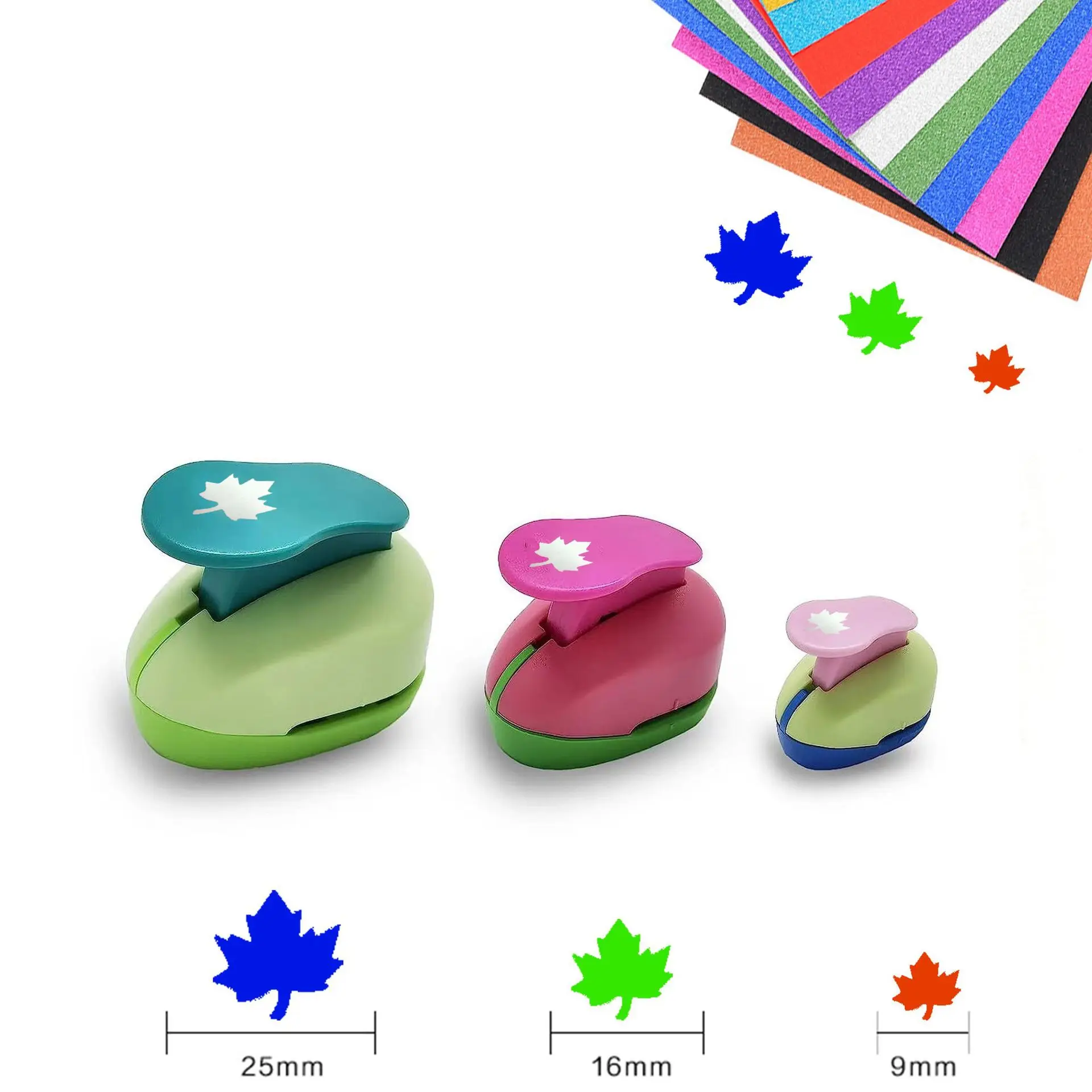 (3/8",5/8",1") Flowers Shaped craft punch Scrapbooking School DIY bloom Paper Cutter EVA foam Petal Hole Punches