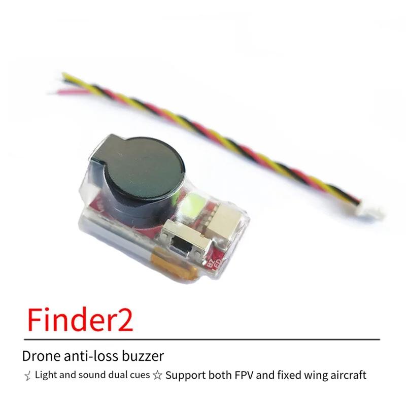 HFES 1 피스 파인더 2 5V 버저 트래커 Superloud 105Db FPV 레이싱 마이크로 타입 장거리 LR4 드론 용 무작위 컬러 PCB