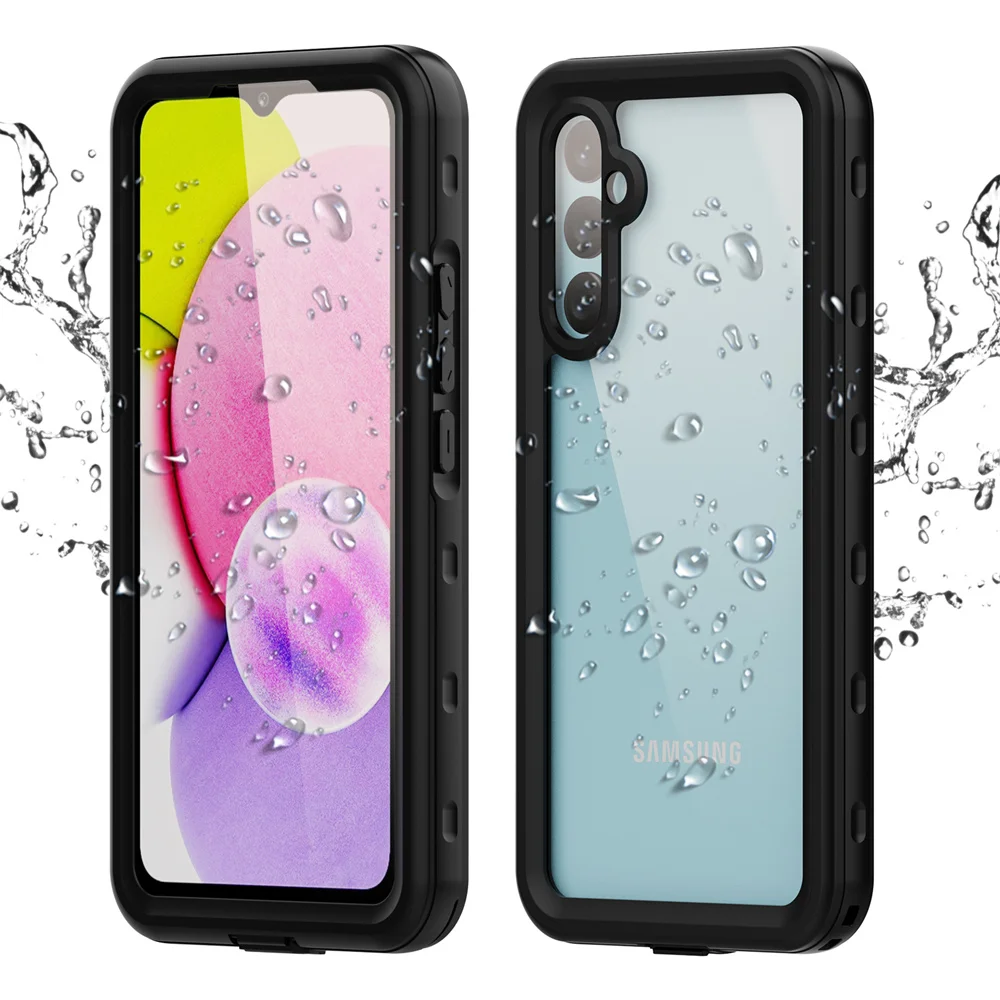 

New Arrival Shellbox IP68 Waterproof Case for Galaxy A34 5G Shockproof Heavy Duty Defender Cover Diving with Built in Protector