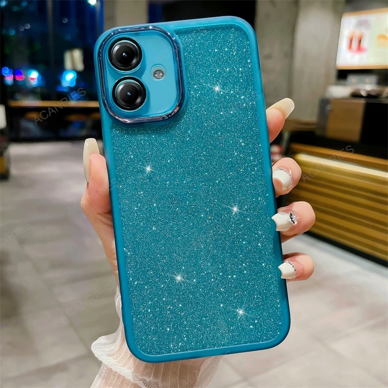 Shimmering Glitter Silicone Soft Phone Case