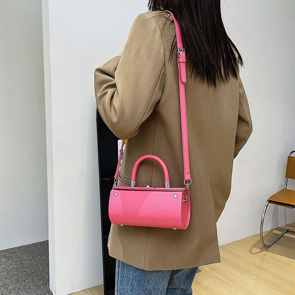 Rectangular box bag luxury designer shoulder bag women patent leather top  handle chain purse handbag 2022