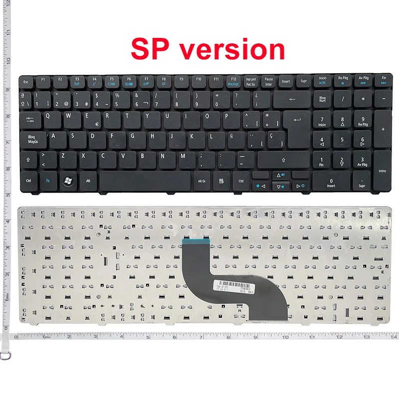 Novo teclado de laptop para acer aspire,