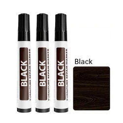 Furniture Touch - Up Pen Set: Waterproof Permanent Markers for Wood Surface Repair and Restoration (Black)