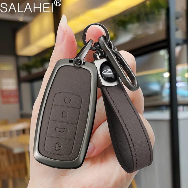 자동차 원격 키 케이스 Fob 커버 가방 Chery Tiggo 8 Pro Tiggo 8plus New 5 Plus 7pro Max Omoda 5 C5 Modod 보호기 액세서리
