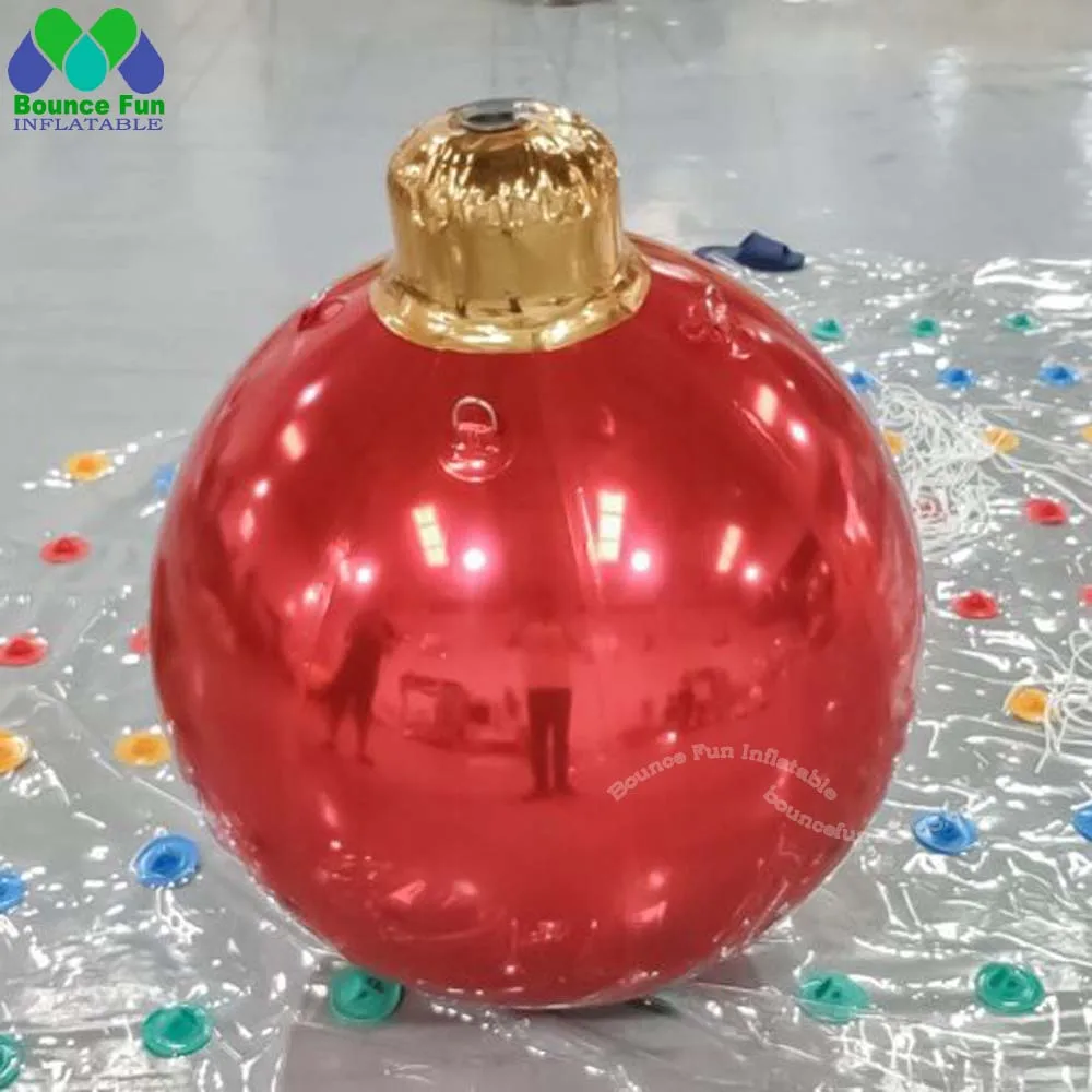 GiantChristmasInflatableMirrorBallHangingInflatableChristmas