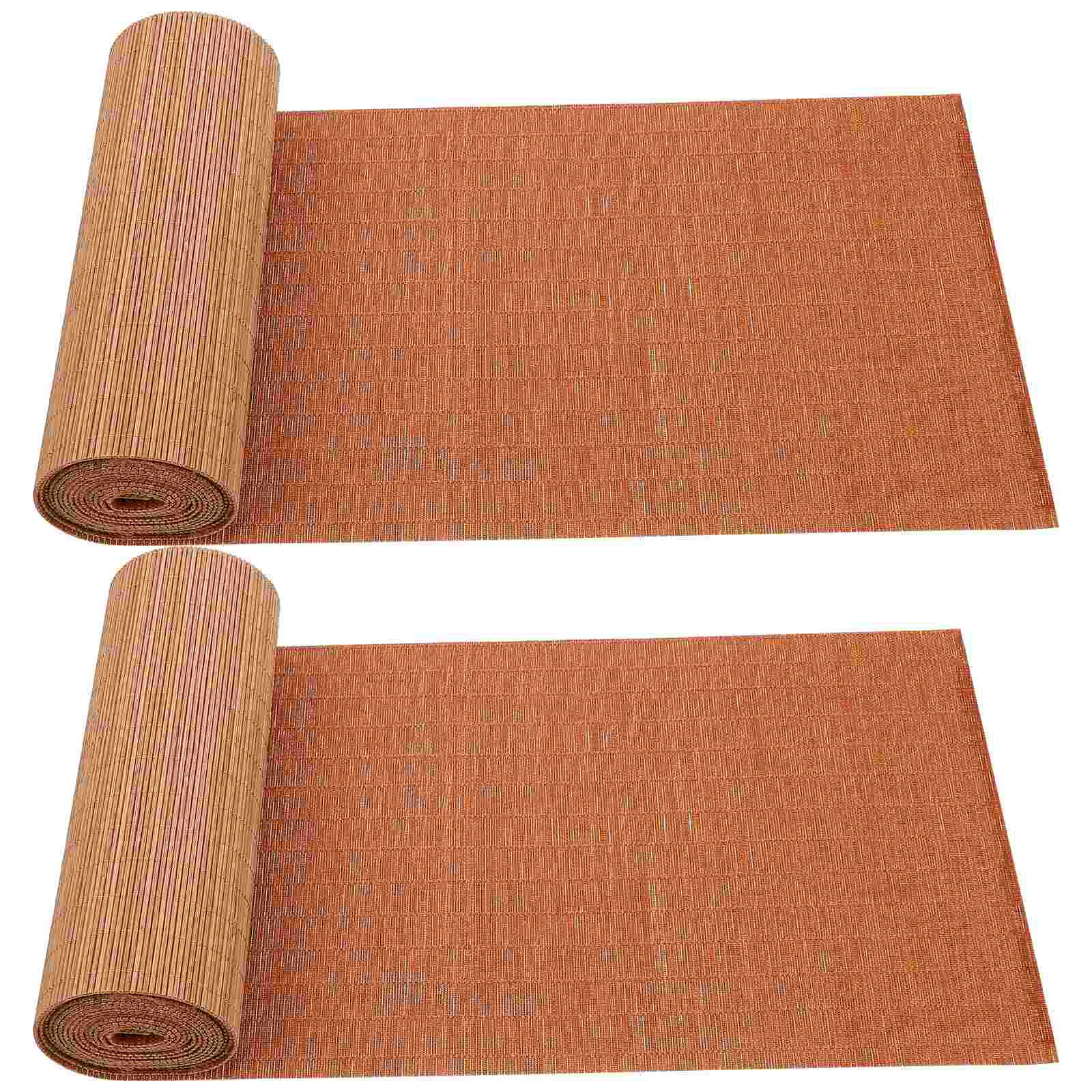 

Bamboo Tea Mat Area Rugs Table Placemat Rural Curtain Wall Decor Decoration Runner