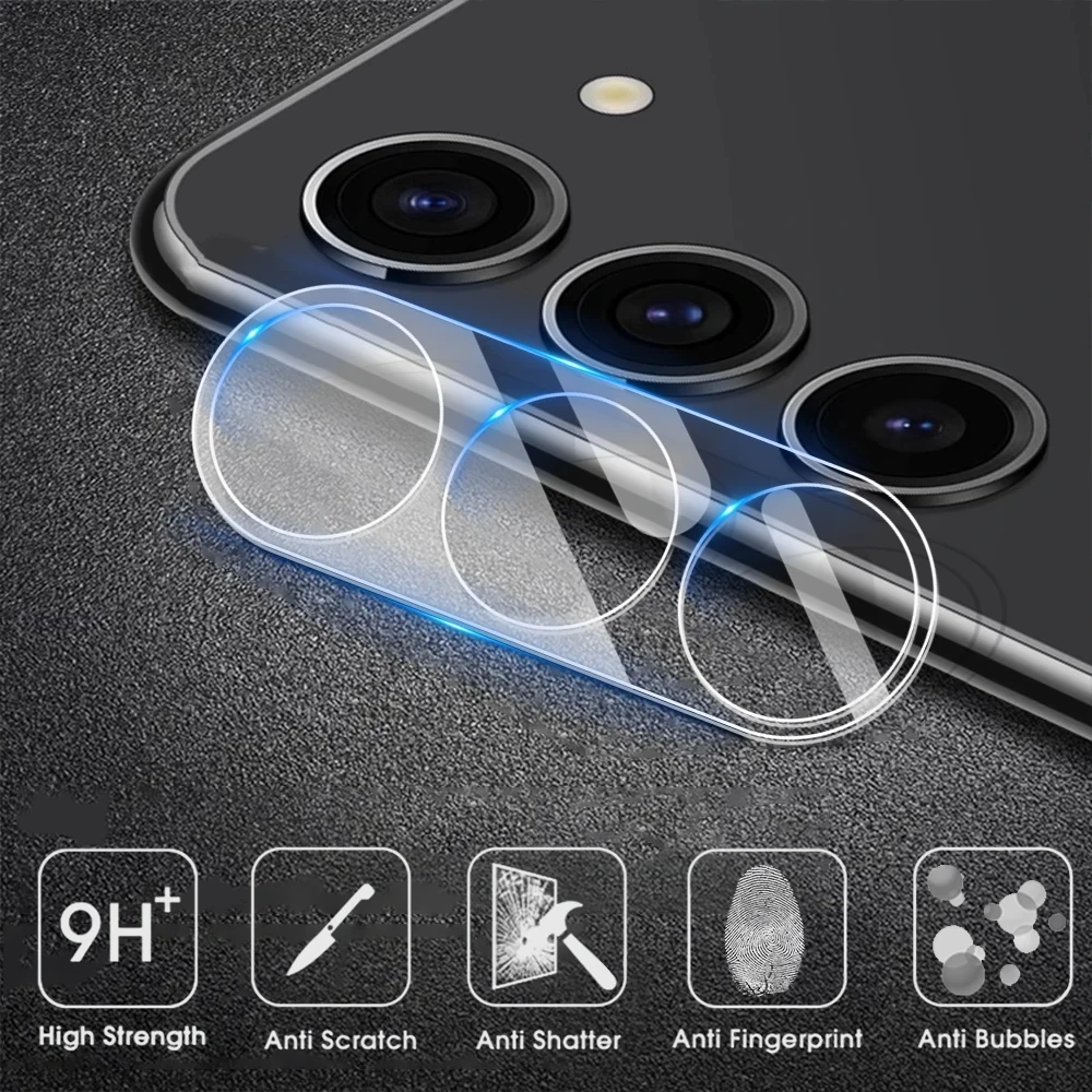 3D Clear Tempered Glass Camera Protector Lens Case (1-3 Pack)