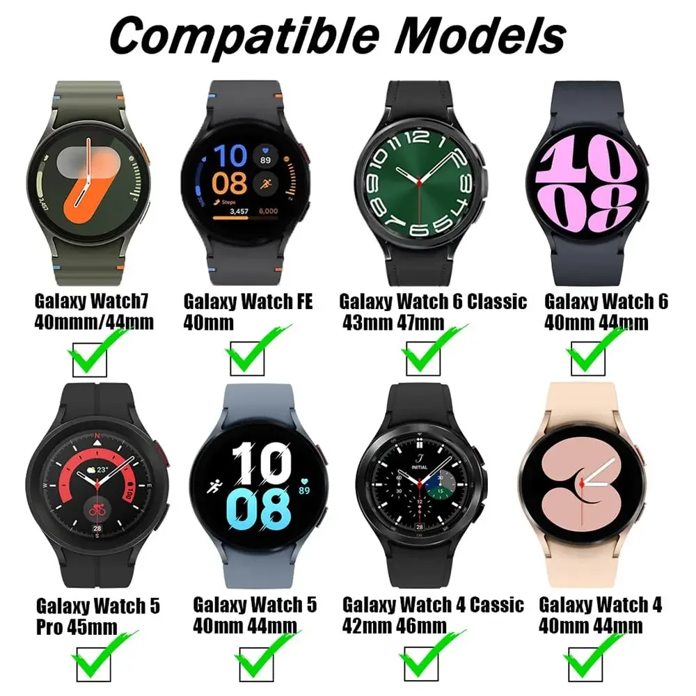 Magnetic Silicone Band Bracelet for Smartwatches - Various Sizes