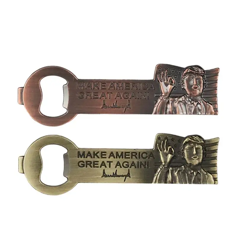 

Magnetic Key Shaped Bottle Top Opener Trump Beer Opener Bottle Lid Opener Portable Jar Lid Opener Non Slip Can soft drink Opener