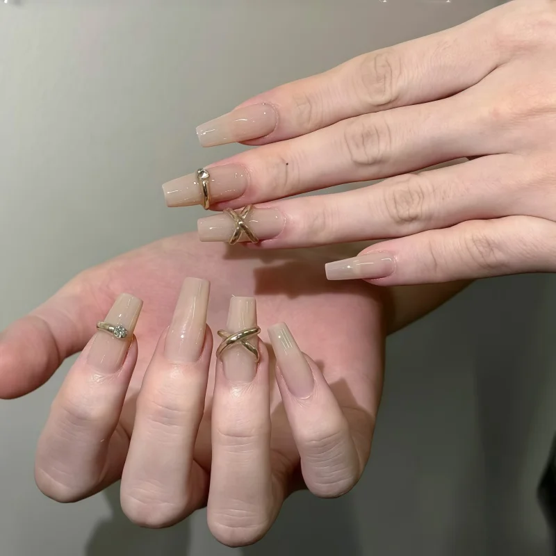미니멀리스트 인스 스타일 네일 아트 몰드 다이아몬드 비즈 3D 링 실리콘 몰드 투명 쥬얼리 장