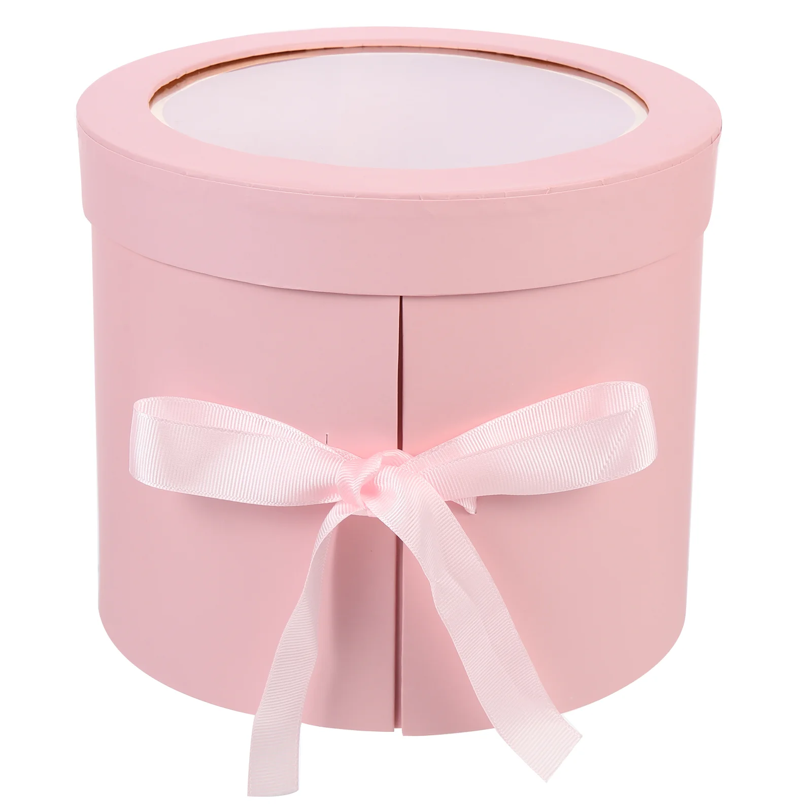 

Round Flower Packing Box Preserved Flower Packaging Box Gift Wrapping Box Valentine'S Day Gift Flower Boxes 20x20x17cm