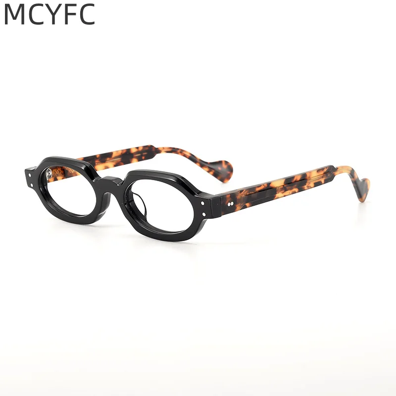 

MCYFC Vintage Glasses Frame for Women Acetate Material High Quality Hand Made Glasses Frames for Men Retro Full Rime Eyeglasses