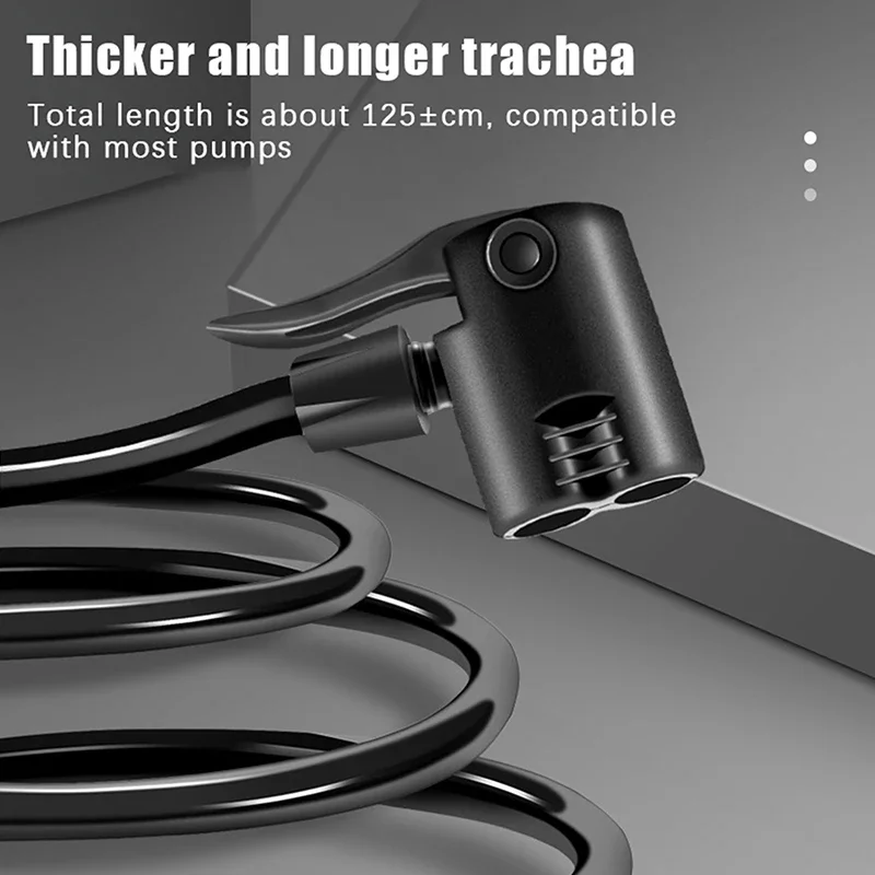 S1e7da359c2ca49fda692d5b60c7b95e43 Bicycle Air Pump Extension Tube Universal Connector Hose for Tire Inflator Nozzles Bike Pump Accessories Easy Inflation Solution Mallzona